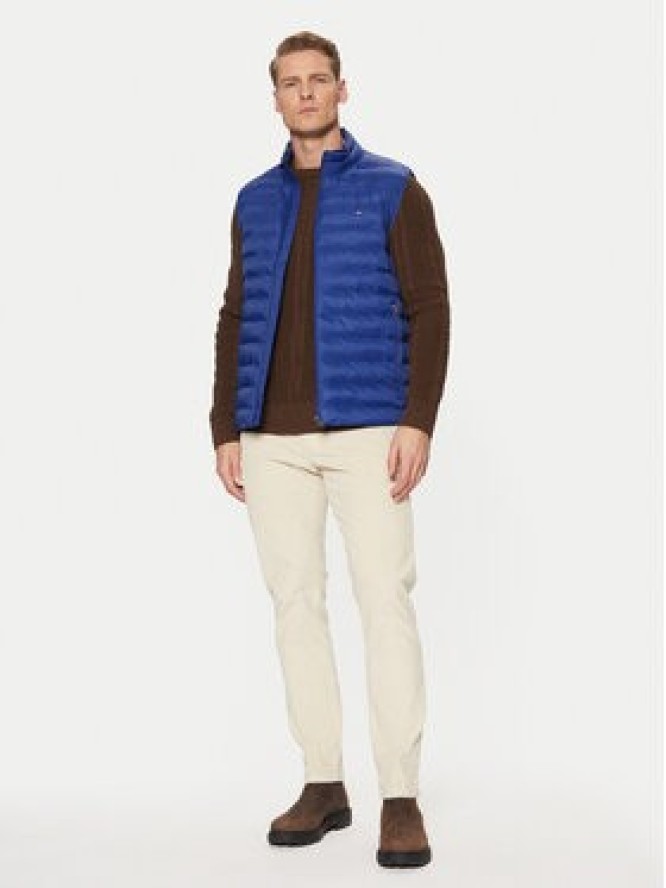 Tommy Hilfiger Kamizelka MW0MW37677 Niebieski Regular Fit