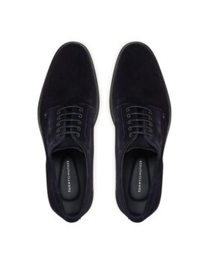 Tommy Hilfiger Półbuty Corporate Derby FM0FM05582 Granatowy