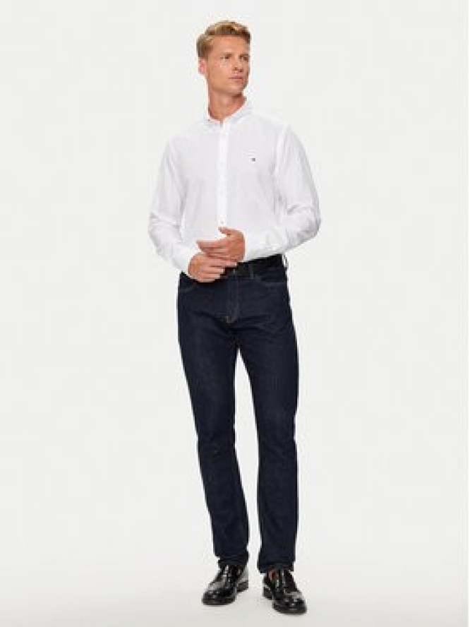 Tommy Hilfiger Koszula MW0MW34568 Biały Slim Fit