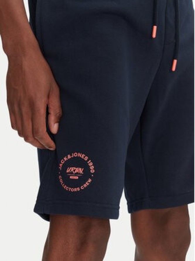 Jack & Jones Szorty sportowe Gordon 12268446 Granatowy Regular Fit