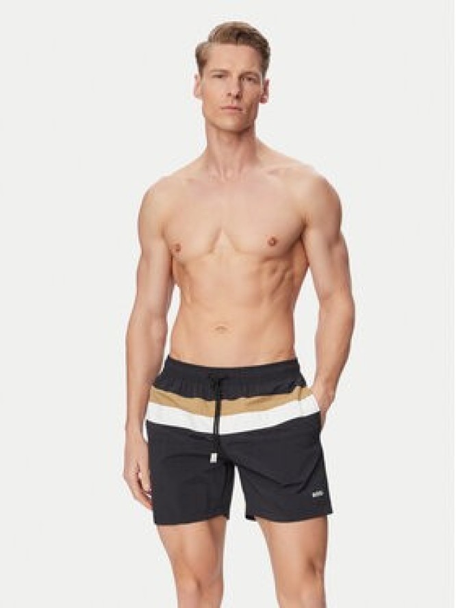 BOSS Szorty kąpielowe Louis 50539210 Czarny Regular Fit
