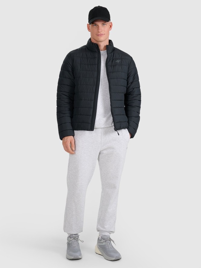 4F Kurtka puchowa z wypełnieniem syntetycznym męska - czarna XXL