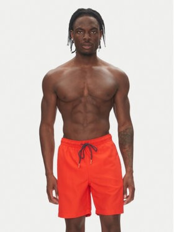 Tom Tailor Szorty kąpielowe 1045069 Czerwony Regular Fit