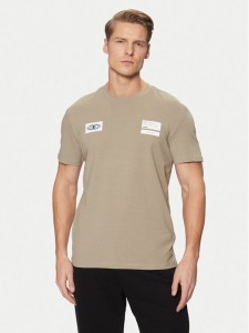 Guess T-Shirt Z5RI14 J1314 Beżowy Regular Fit