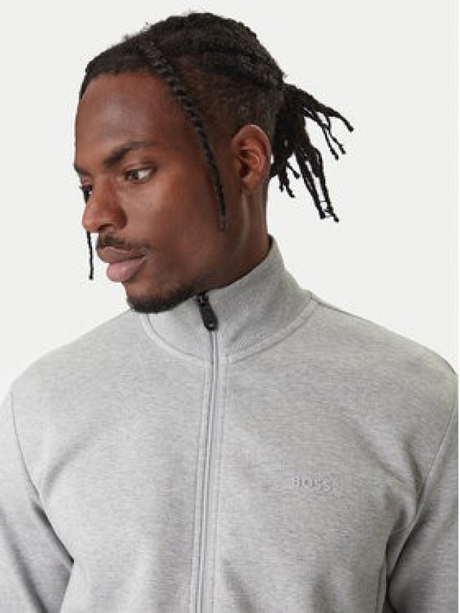 BOSS Bluza Skaz 50555496 Srebrny Regular Fit