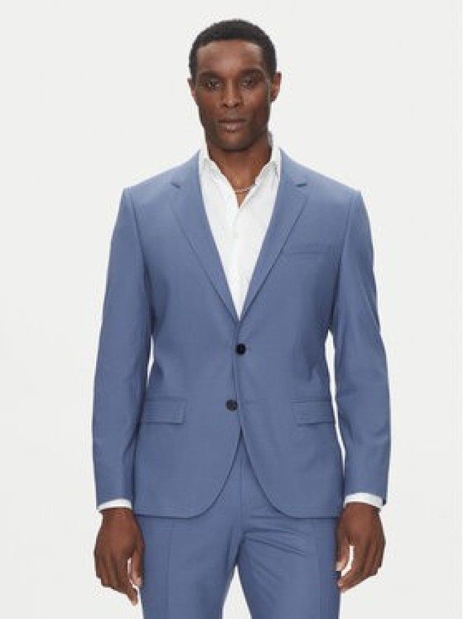 HUGO Garnitur Henry/Getlin232X 50530116 Niebieski Slim Fit