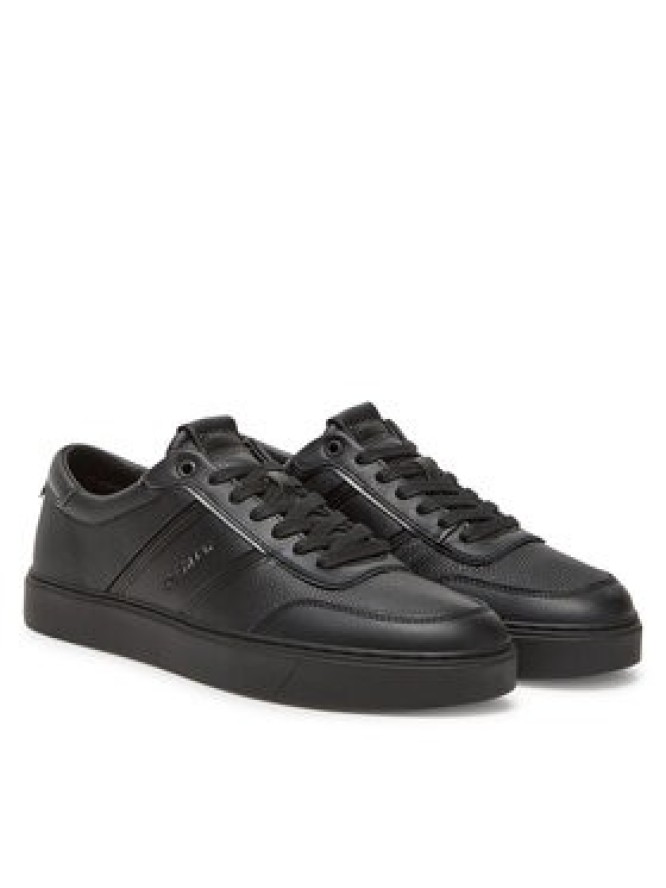 Calvin Klein Sneakersy Clean Cup Low Lace Tape HM0HM01898 Czarny
