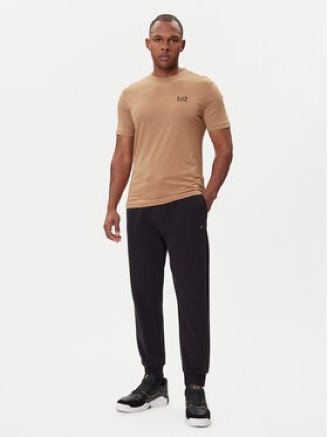 EA7 Emporio Armani T-Shirt 8NPT25 PJVPZ U6171 Beżowy Regular Fit