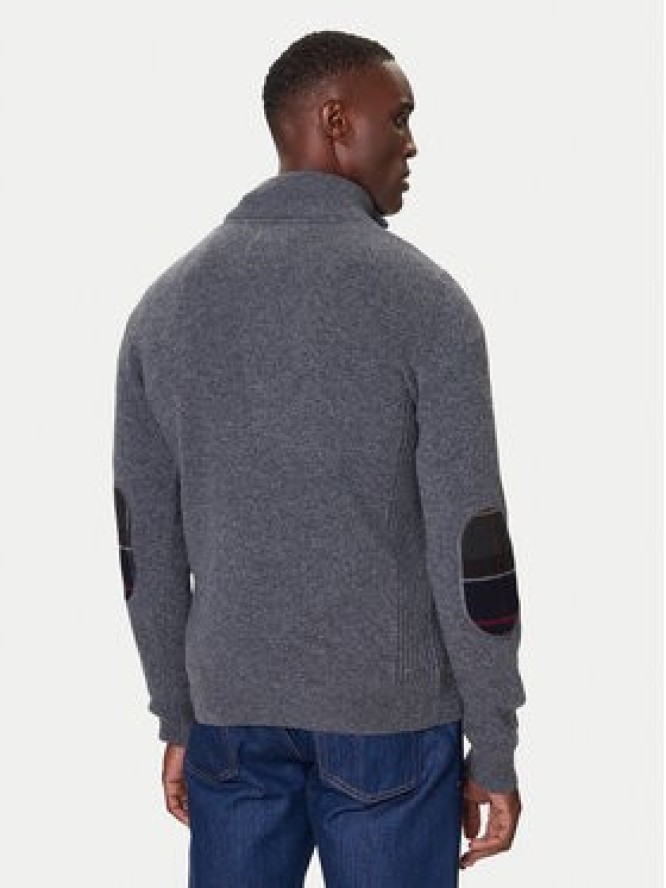 Barbour Sweter Holden MKN0837GY53 Szary Regular Fit