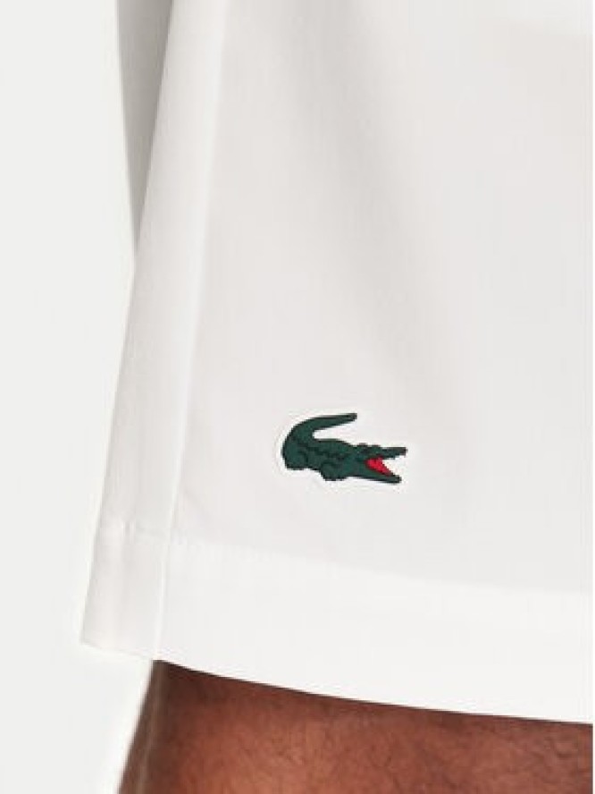 Lacoste Szorty tenisowe GH7452 Biały Regular Fit