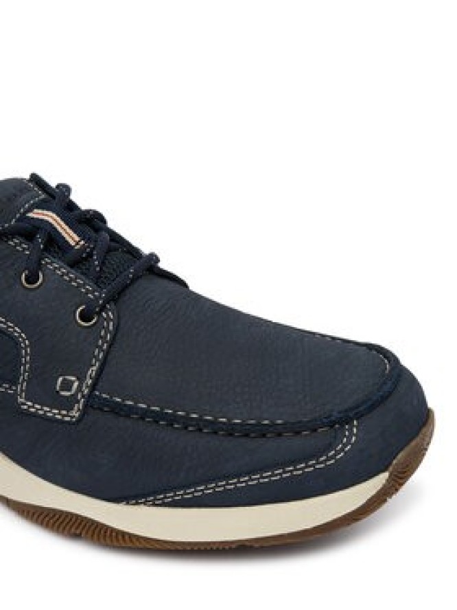 Clarks Półbuty Sailview Lace 26176972 Granatowy