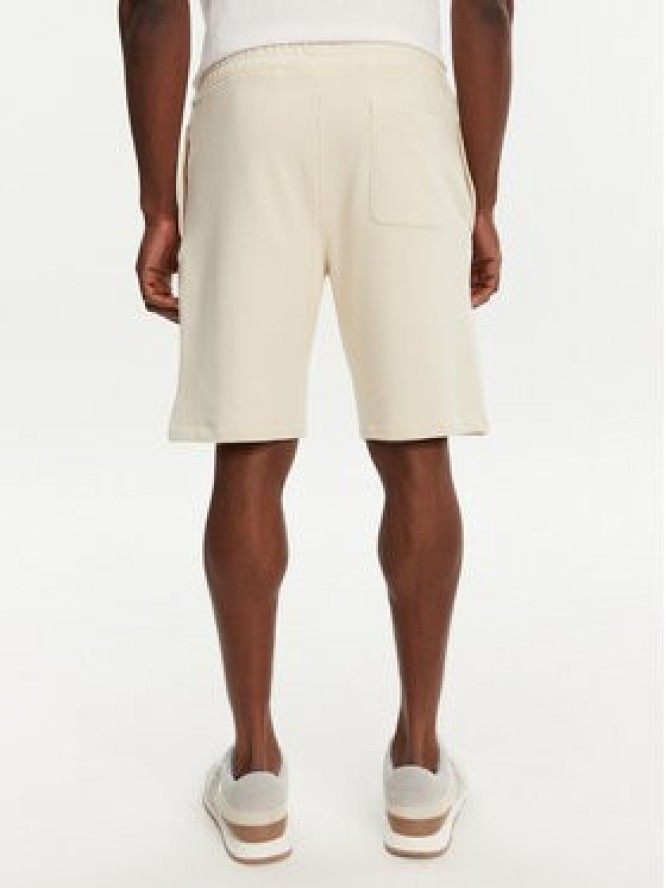 Guess Szorty sportowe M5GD10 KCN01 Écru Regular Fit