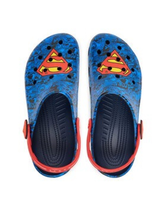 Crocs Klapki Superman Classic Clog 211131 Niebieski