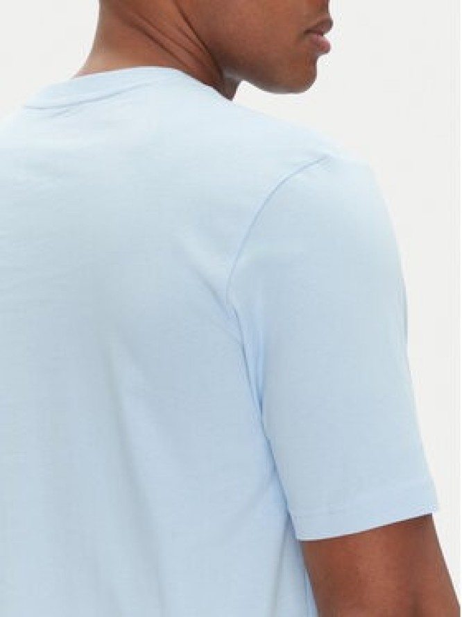 adidas T-Shirt Lounge Still Life Lemons Graphic JJ3958 Niebieski Regular Fit