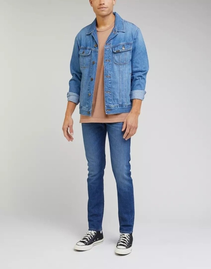 LEE LUKE MĘSKIE SPODNIE JEANSOWE JEANSY WORN IN L719IAC18 112331723