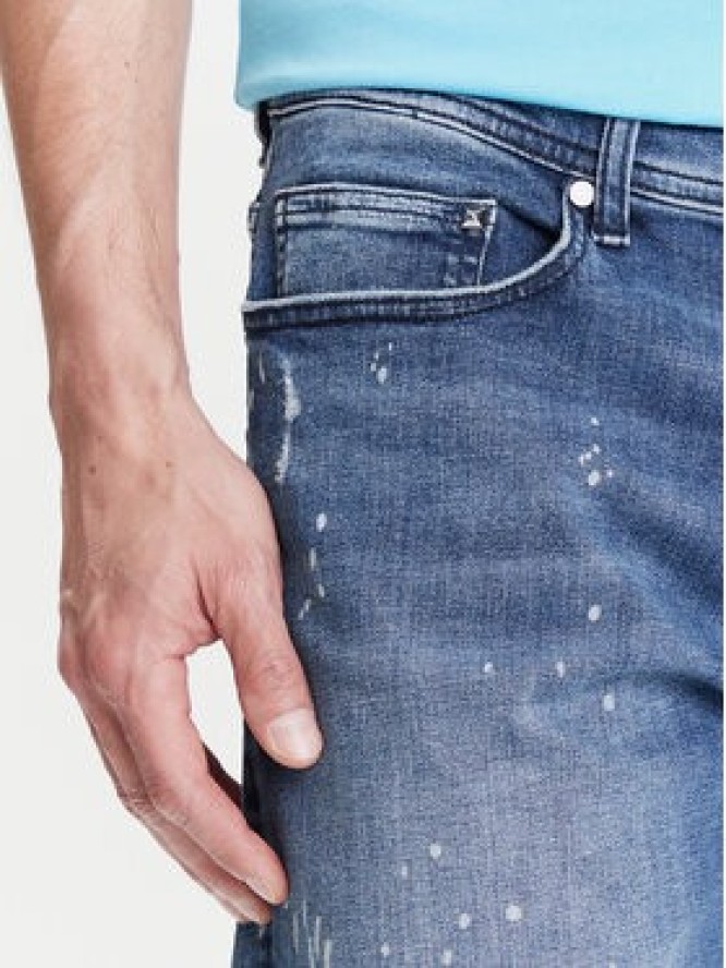 KARL LAGERFELD Szorty jeansowe 265820 552832 Granatowy Regular Fit