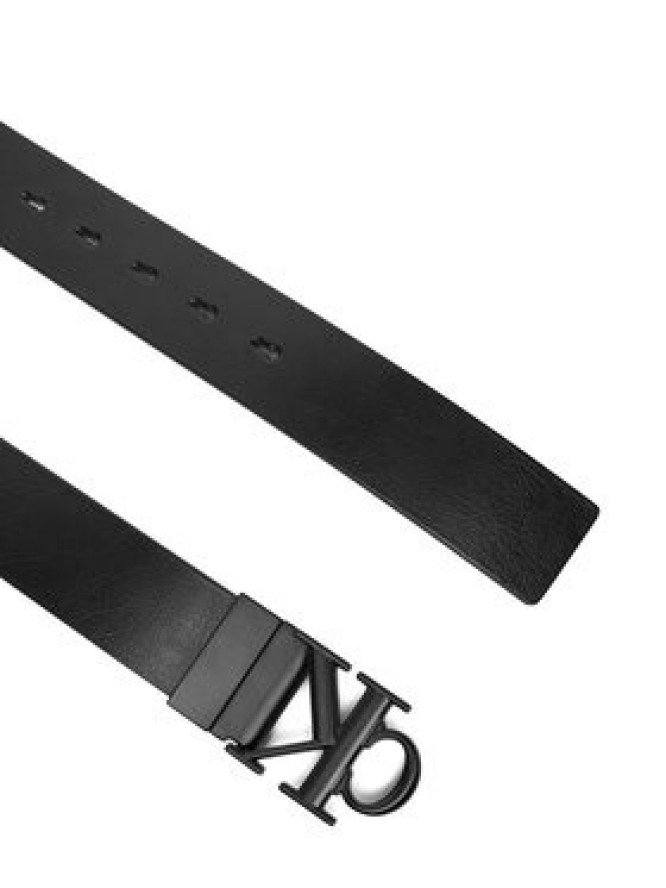 Calvin Klein Pasek Męski Ck Buckle Tumbled 35Mm Adj/Rev LV04D7049G Czarny