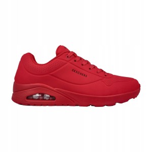 Sneakersy męskie Skechers Uno Stand On Air buty sportowe czerwone (52458-RED)