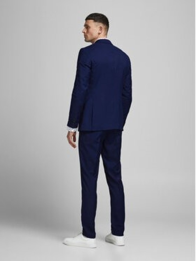 Jack & Jones Garnitur Franco 12181339 Granatowy Super Slim Fit