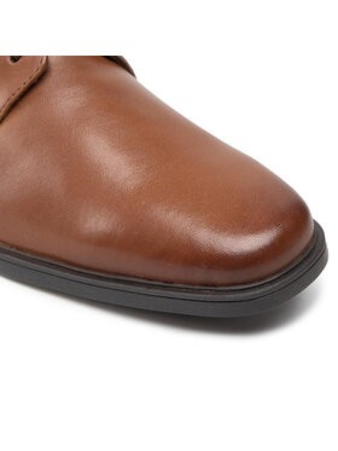 Clarks Półbuty Tilden Plain 261300977 Brązowy