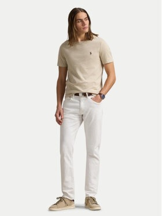 Polo Ralph Lauren T-Shirt 710671438203 Beżowy Slim Fit