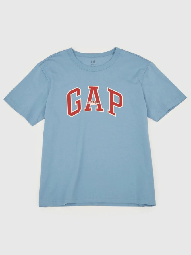 T-SHIRT MĘSKI KOSZULKA 1 BAWEŁNA GAP ATHLETIC NIEBIESKI