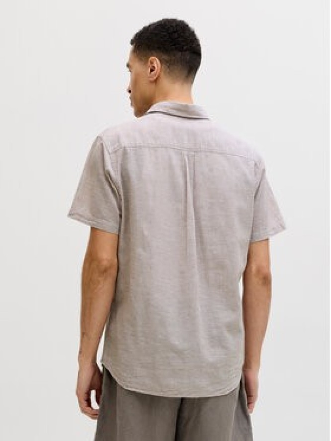 Jack & Jones Koszula Summer 12289160 Beżowy Regular Fit