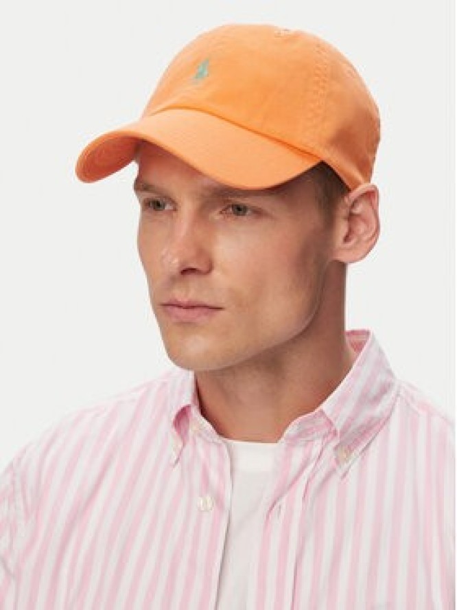 Polo Ralph Lauren Czapka z daszkiem 710667709173 Pomarańczowy