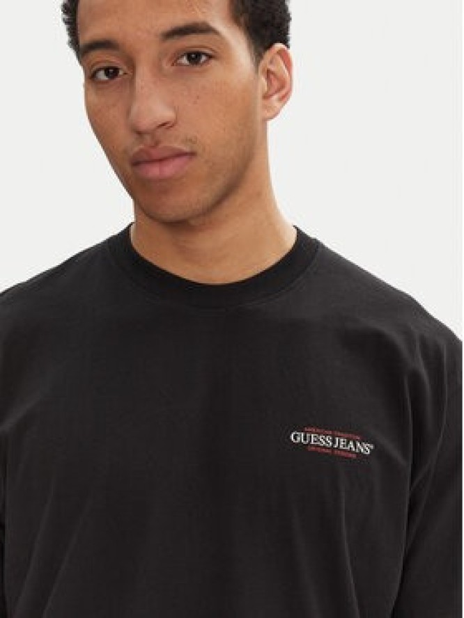 Guess Jeans T-Shirt M4BI75 K8FQ4 Czarny Oversize