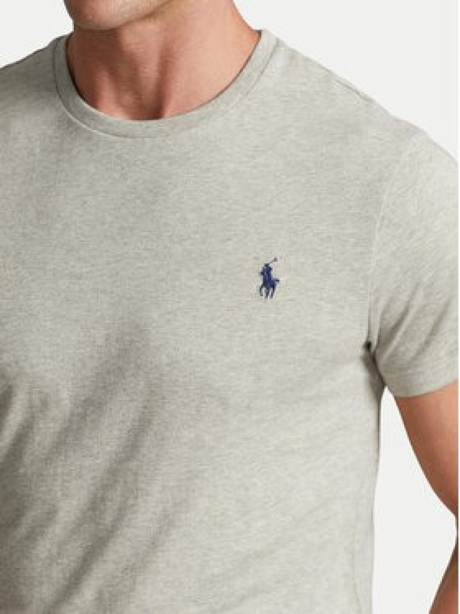 Polo Ralph Lauren T-Shirt Bsr 710680785 Szary Custom Slim Fit