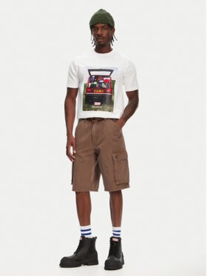 Hunter T-Shirt Tomi Grapphic HARM0037251 Biały Regular Fit