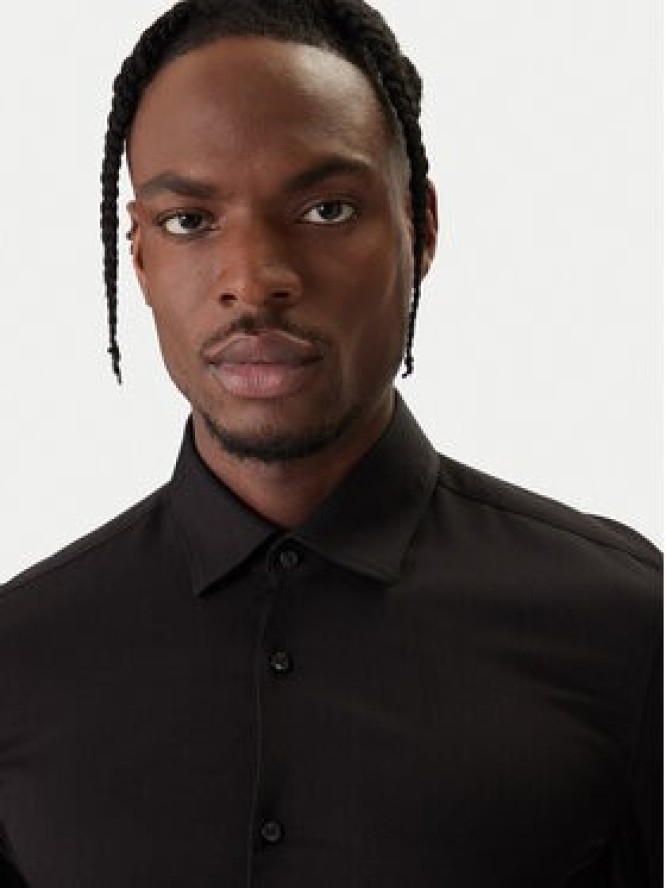 HUGO Koszula Kenno 50551242 Czarny Slim Fit