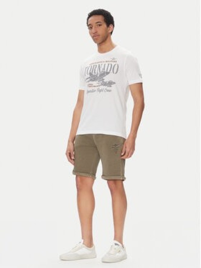 Aeronautica Militare T-Shirt 251TS2405J641 Biały Regular Fit