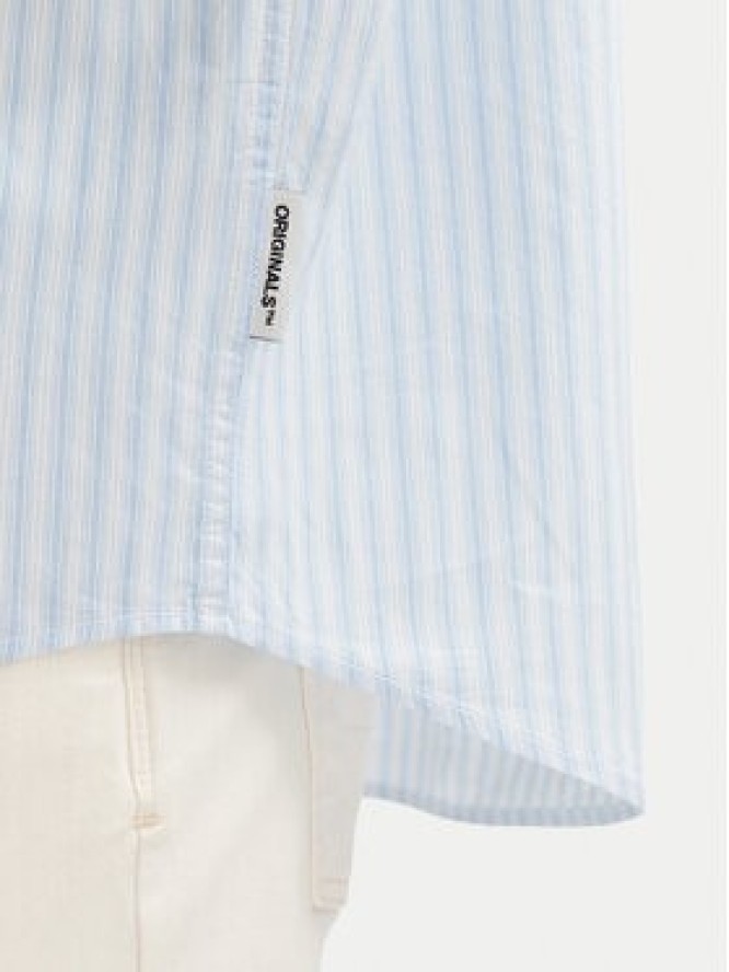 Jack & Jones Koszula Atlas 12271085 Błękitny Wide Fit