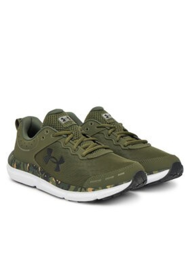 Under Armour Buty do biegania UA Charged Assert 10 Camo 3027036 Zielony