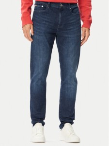 Tommy Hilfiger Jeansy Bleecker MW0MW43161 Granatowy Slim Fit
