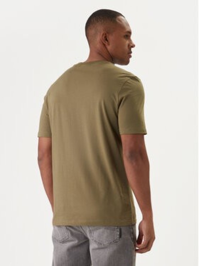 HUGO T-Shirt Dero222 50466158 Khaki Regular Fit