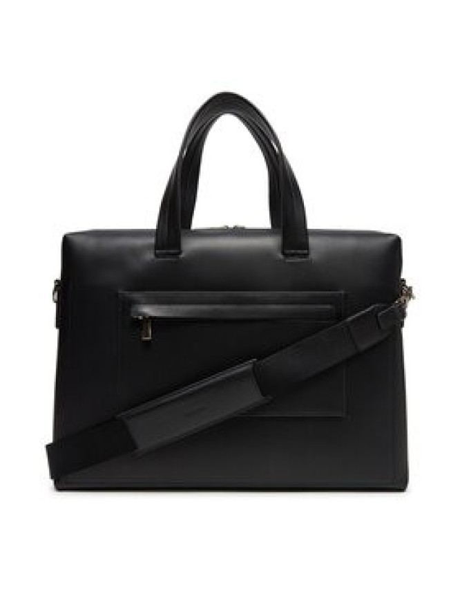Calvin Klein Torba na laptopa Ck Premium Leather Laptop Bag K50K512939 Czarny