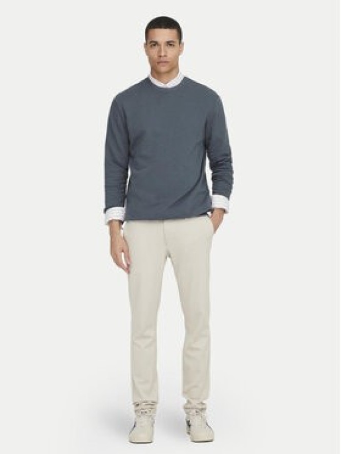 Only & Sons Chinosy Mark 22010209 Écru Slim Fit