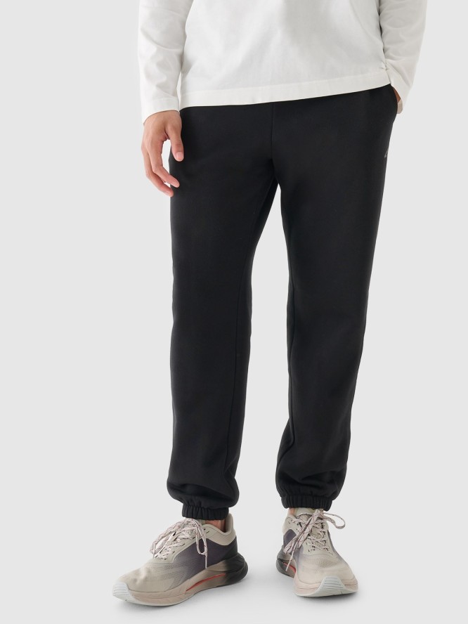 4F Spodnie dresowe joggery męskie - czarne M