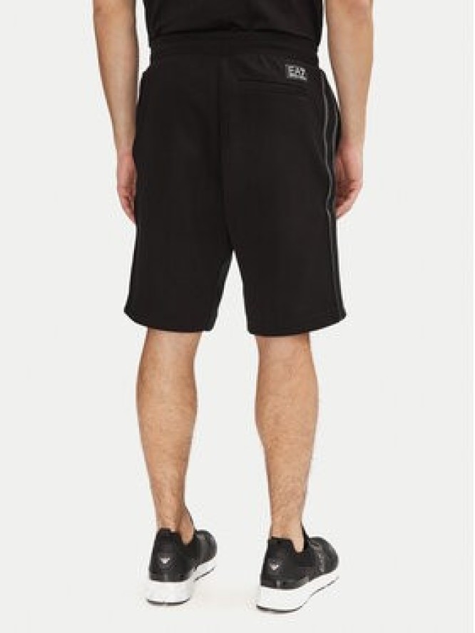 EA7 Emporio Armani Szorty sportowe 7M000544 AF12660 UC001 Czarny Regular Fit