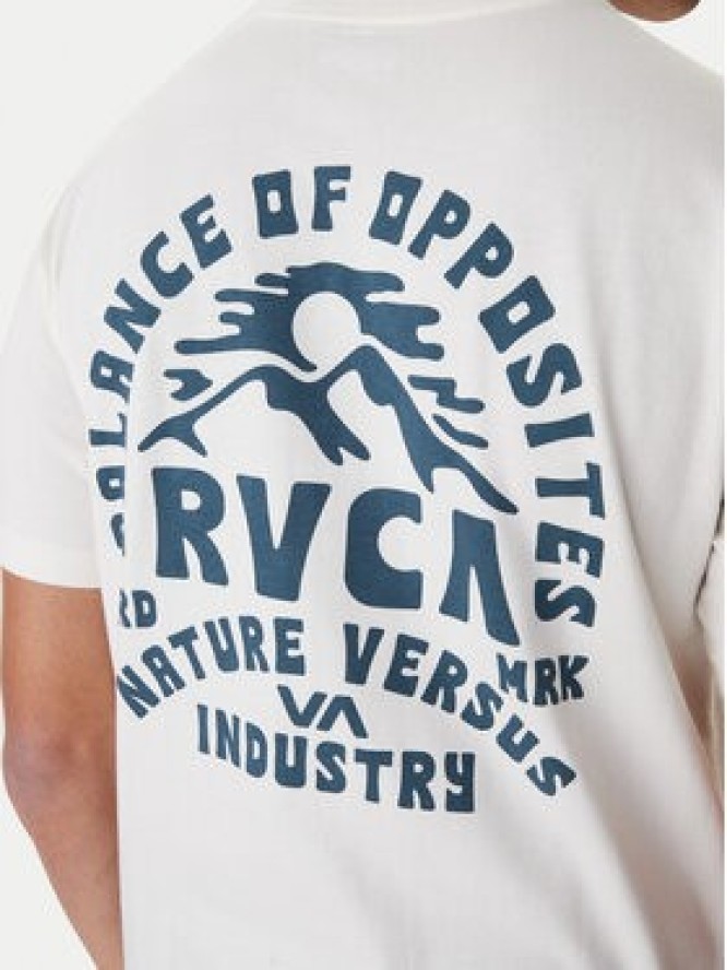 RVCA T-Shirt EVYZT00297 Écru Regular Fit