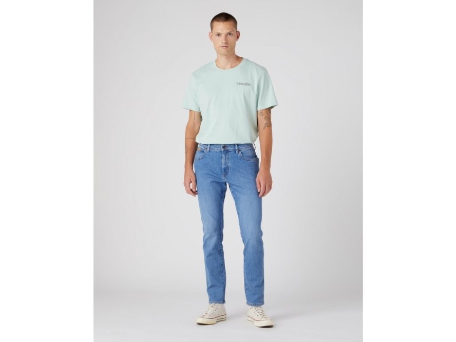 WRANGLER TEXAS SLIM MĘSKIE SPODNIE JEANSOWE JEANSY OFF SHORE W12SJXZ83 112330700