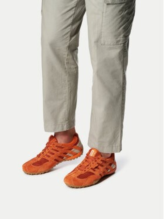 Geox Sneakersy U Snake Original U55MNA 02214 C6014 Pomarańczowy