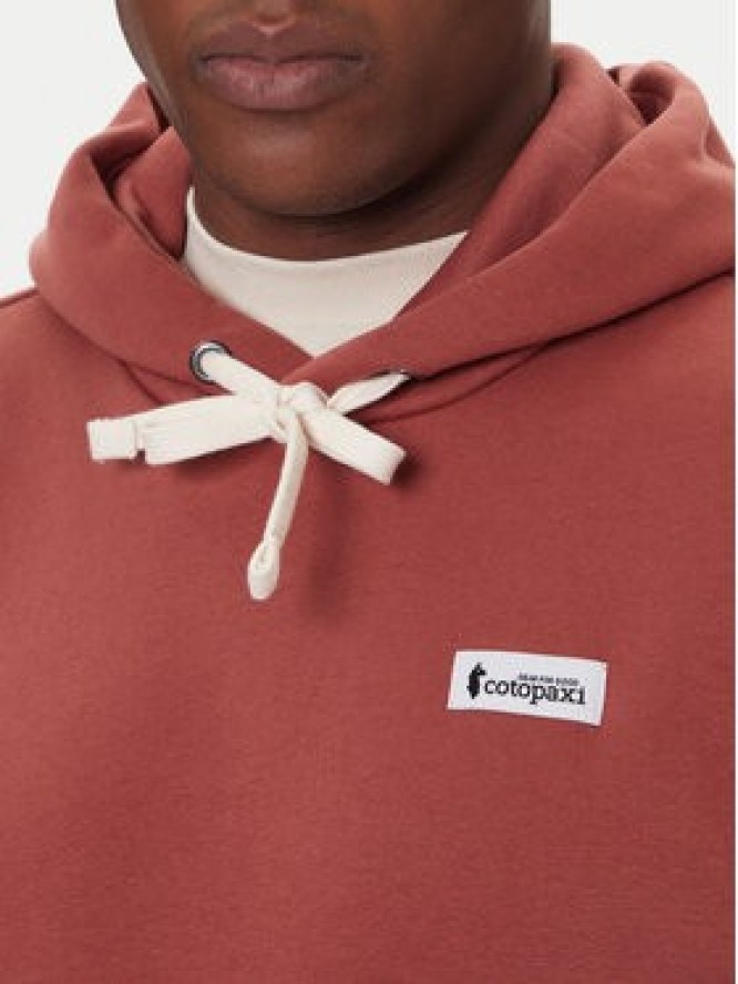 Cotopaxi Bluza Llama Patch Pullover Hoodie F24474M1161 Miedziany Regular Fit