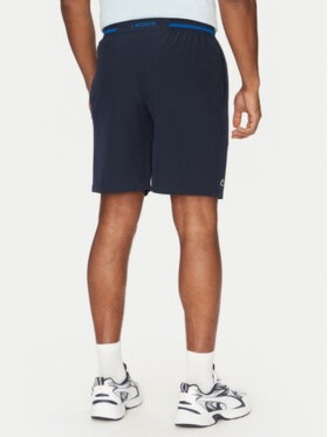 Lacoste Szorty tenisowe GH7413 Granatowy Regular Fit