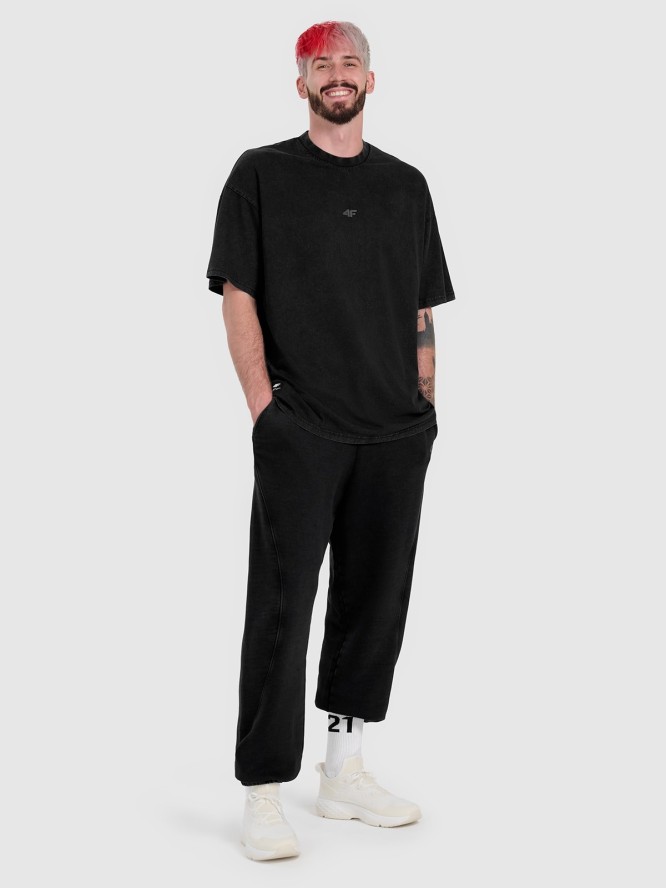 4F T-shirt oversize gładki męski 4F x Tomasz Fornal - szary L