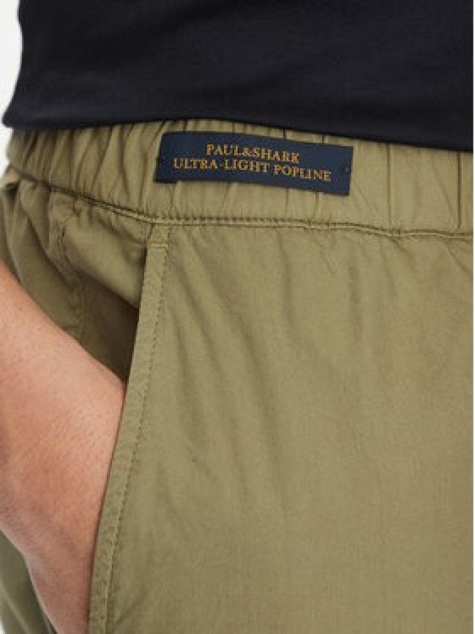Paul&Shark Szorty materiałowe 25414025 Zielony Regular Fit