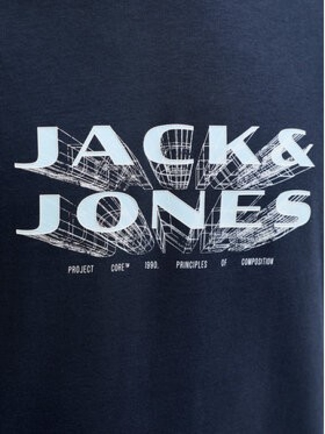Jack & Jones T-Shirt Fusion 12289880 Niebieski Regular Fit