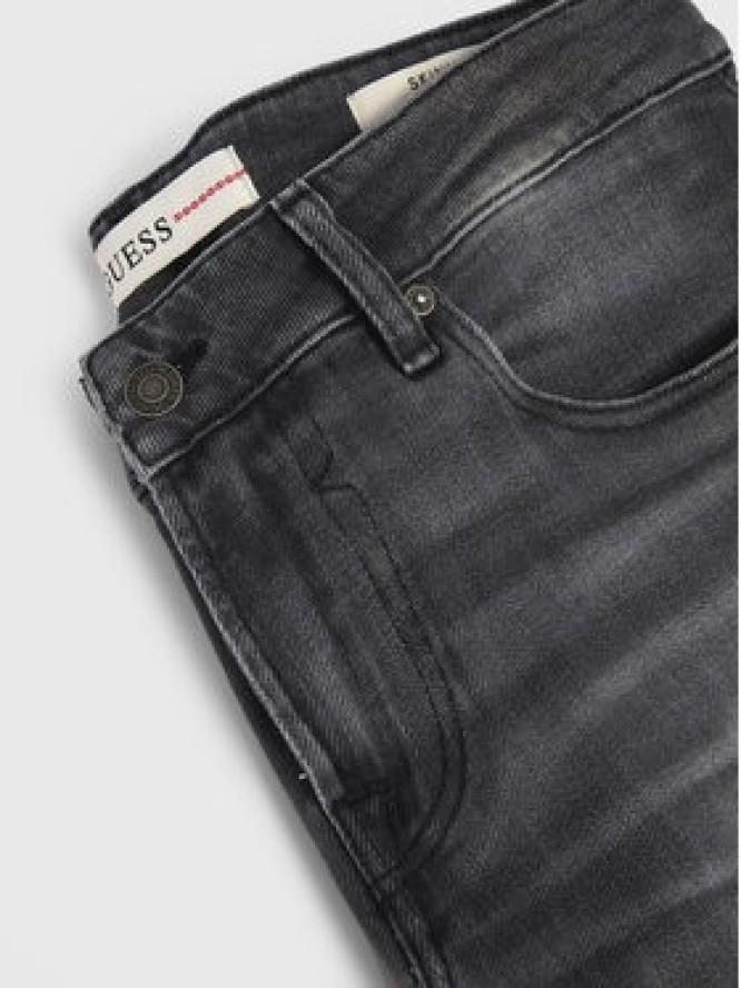 Guess Jeansy Miami M2YAN1 D4Q52 Szary Skinny Fit